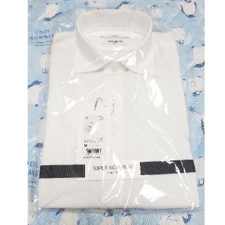 ユニクロ(UNIQLO)のユニクロ ファインクロス スーパーノンアイロンシャツ(長袖) Mサイズ(シャツ)