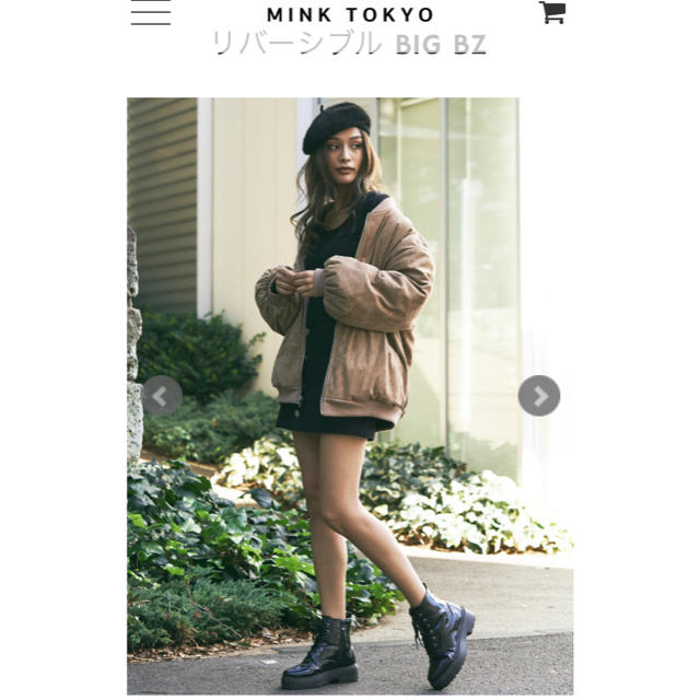 【美品】MINK TOKYO-リバーシブル BIG BZ