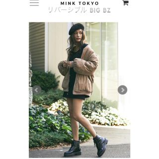 ジェイダ(GYDA)の【美品】MINK TOKYO-リバーシブル BIG BZ(ブルゾン)