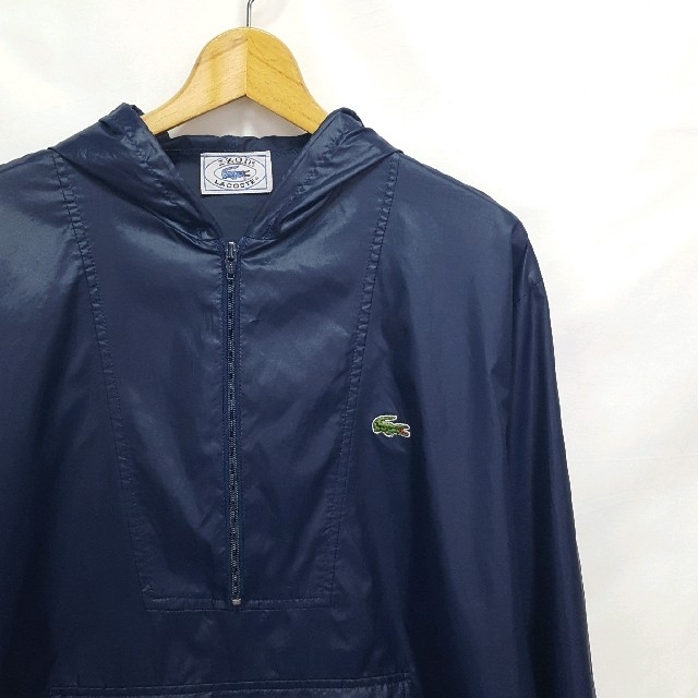 ★70s 80s LACOSTE 糸巻きタグ アノラック ナイロンジャケット