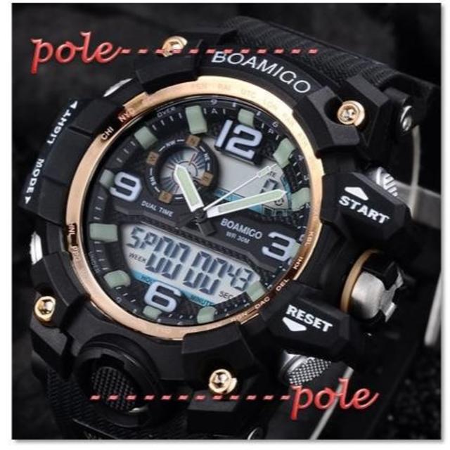 ■2020新品！■ ダイバーズウォッチ 金ベゼル メンズ レディース 腕時計 メンズの時計(腕時計(デジタル))の商品写真