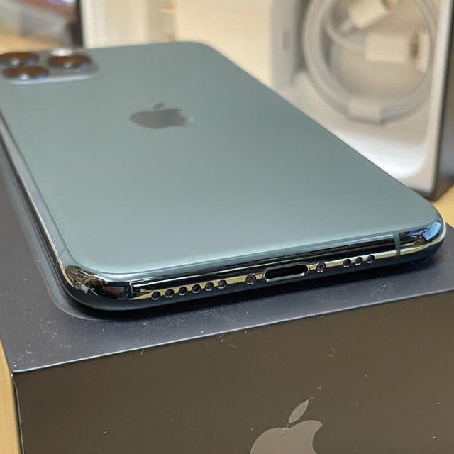 ★美品★iPhone11 pro 256GB SIMフリー ミッドナイトグリーン