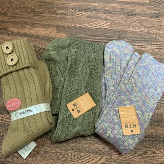 クツシタヤ(靴下屋)の【新品】靴下3点セット(ソックス)