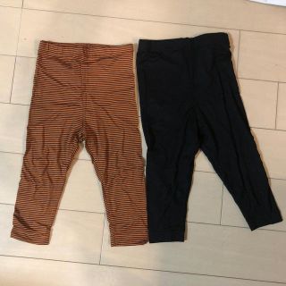 ユニクロ(UNIQLO)のヒートテック　80レギンス  2セット(肌着/下着)