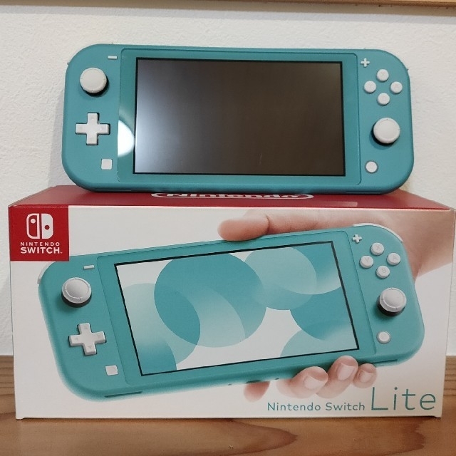 Nintendo Switch Light ターコイズブルー 箱、ケース付き