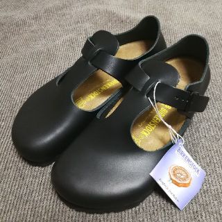 ビルケンシュトック(BIRKENSTOCK)の未使用品 ビルケンシュトック PARIS パリ 38 ブラック レザー(サンダル)