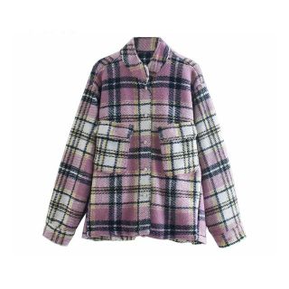 ザラ(ZARA)の🍁秋新作🍁2670◆チェック柄 シャツ ジャケット(シャツ/ブラウス(長袖/七分))