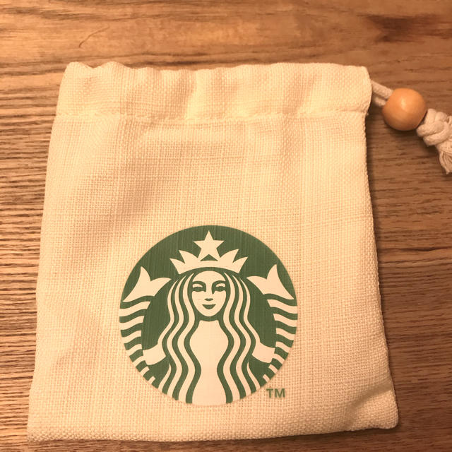 Starbucks Coffee(スターバックスコーヒー)のスターバックス　ミニ巾着　ミニカップギフトの巾着のみ レディースのファッション小物(ポーチ)の商品写真