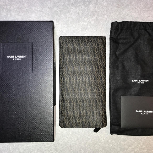 Saint Laurent(サンローラン)のサンローランパリ　長財布　モノグラム　小銭入れあり　箱付 メンズのファッション小物(長財布)の商品写真