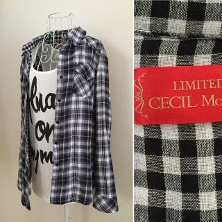 セシルマクビー(CECIL McBEE)の★セシル★チェックシャツ&タンクトップ(アンサンブル)