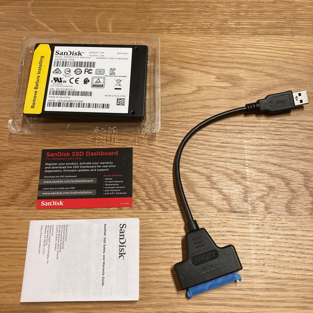 SanDisk SSD 2.5インチSATA 128GB二枚セット