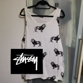 ステューシー(STUSSY)のstussy アニマル柄タンクトップ(タンクトップ)