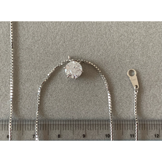 Ptダイヤモンドネックレス 1.258ct レディースのアクセサリー(ネックレス)の商品写真