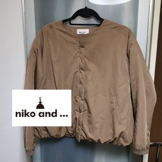 ニコアンド(niko and...)のniko and...中綿ノーカラージャケット(ノーカラージャケット)