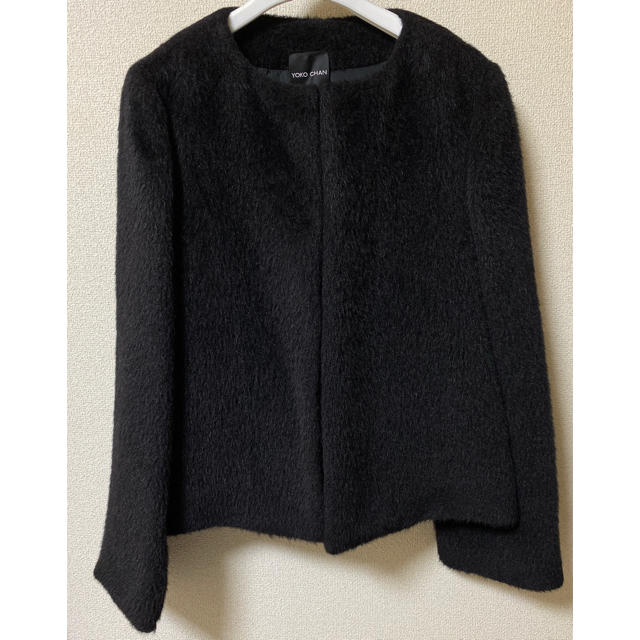 BARNEYS NEW YORK(バーニーズニューヨーク)のまるん様専用　YOKO CHAN ヨーコチャン ノーカラー ジャケット コート レディースのジャケット/アウター(ノーカラージャケット)の商品写真