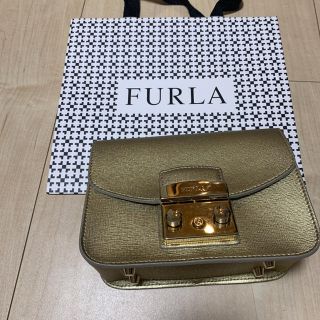 フルラ(Furla)の【ぴ様専用】フルラ　チェーンバッグ大幅値下げ中！メトロポリス　ゴールド(ショルダーバッグ)