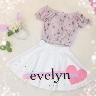 エブリン(evelyn)のコーデ＋パンプス♡送料込み(カットソー(半袖/袖なし))