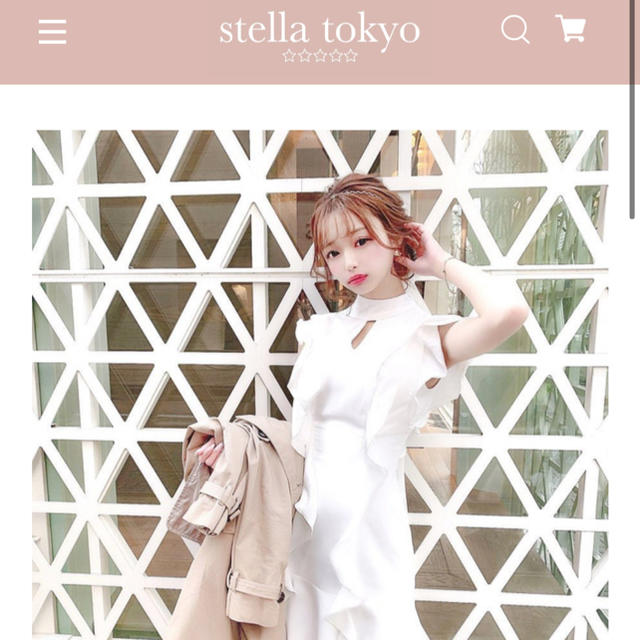 stella toky バックリボンワンピース　韓国　キャバ レディースのワンピース(ひざ丈ワンピース)の商品写真