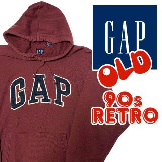 ギャップ(GAP)の90s ギャップ ビッグロゴ スウェット パーカー S L 相当 (パーカー)