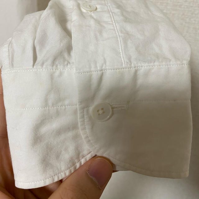 【定価26,400円】COMOLI バンドカラーシャツ　WH サイズ２ 19AW 3