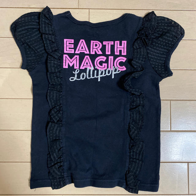 EARTHMAGIC(アースマジック)の【130cm】Tシャツ キッズ/ベビー/マタニティのキッズ服女の子用(90cm~)(Tシャツ/カットソー)の商品写真