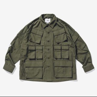 ダブルタップス(W)taps)の定価以下MODULAR LS / SHIRT. COTTON. RIPSTOP(ミリタリージャケット)