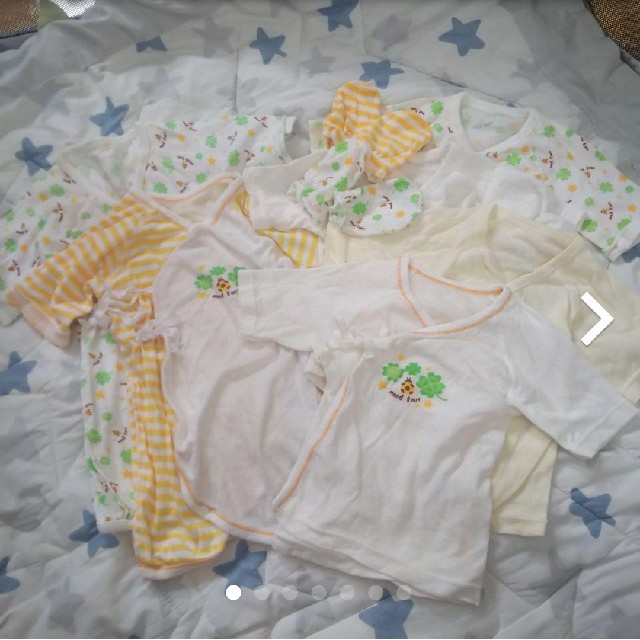 新生児 肌着セット キッズ/ベビー/マタニティのベビー服(~85cm)(肌着/下着)の商品写真
