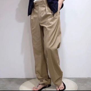 コモリ(COMOLI)のオーラリー 19aw hard twist gabardine slacks(スラックス)