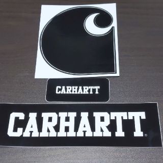 カーハート(carhartt)の(carhartt)ステッカー　3枚セット　サイズ書いてあります(その他)