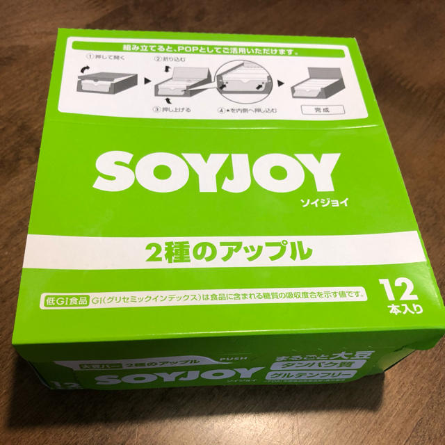 大塚製薬(オオツカセイヤク)のSOYJOY ソイジョイ 2種のアップル 12本入り 食品/飲料/酒の食品(菓子/デザート)の商品写真