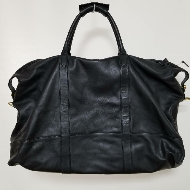 【 COACH 】レザーBlack Big Boston Bag