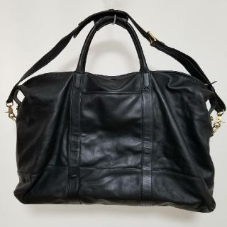 コーチ(COACH)の【 COACH 】レザーBlack Big Boston Bag(ボストンバッグ)