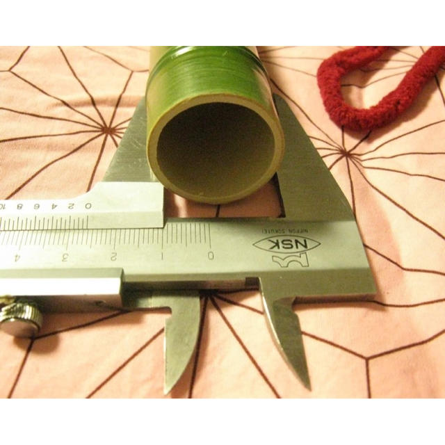 117●コスプレに!竹筒-壱の型- 猿ぐつわ 口枷 ハンドメイド 約12.5cm エンタメ/ホビーのコスプレ(小道具)の商品写真
