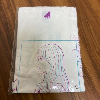 ノギザカフォーティーシックス(乃木坂46)の白石麻衣さん 卒業コンサートＴシャツ Lサイズ ホワイトver.乃木坂46(アイドルグッズ)