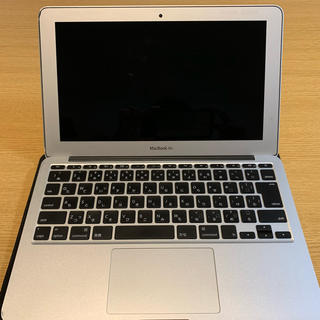 マック(Mac (Apple))のMacBook Air 11.6インチ Early 2015 シルバー SSD(ノートPC)