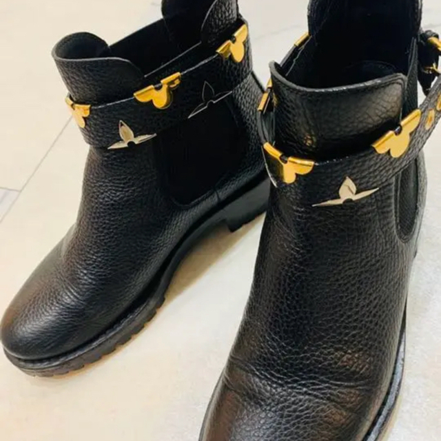 楽天ランキング1位】 LOUIS VUITTON ブーツ VUITTON LOUIS - ブーツ