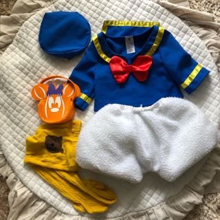 ディズニーリゾート　子供　ドナルド　コスプレ　仮装　衣装　ハロウィン　90