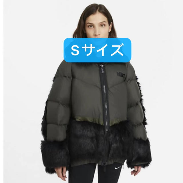 sacai(サカイ)のNike sacai ダウン　S ナイキ　サカイ　khaki カーキ レディースのジャケット/アウター(ダウンジャケット)の商品写真