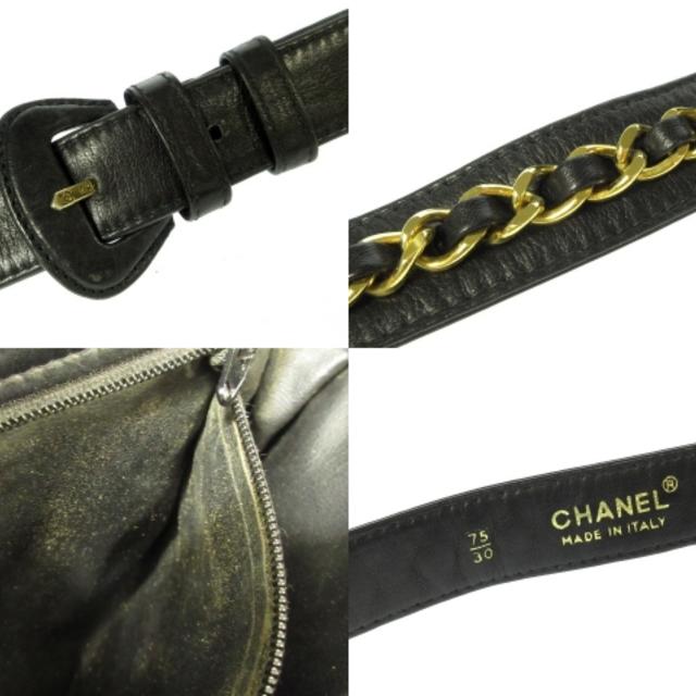 CHANEL(シャネル)のシャネル ウエストポーチ マトラッセ 黒 レディースのバッグ(ボディバッグ/ウエストポーチ)の商品写真