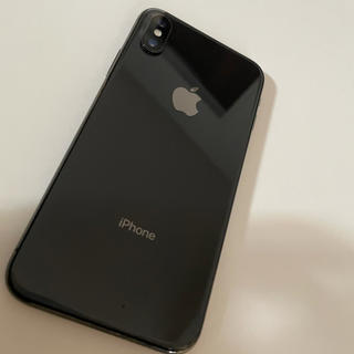 アップル(Apple)のiPhoneX 64G space gray(スマートフォン本体)
