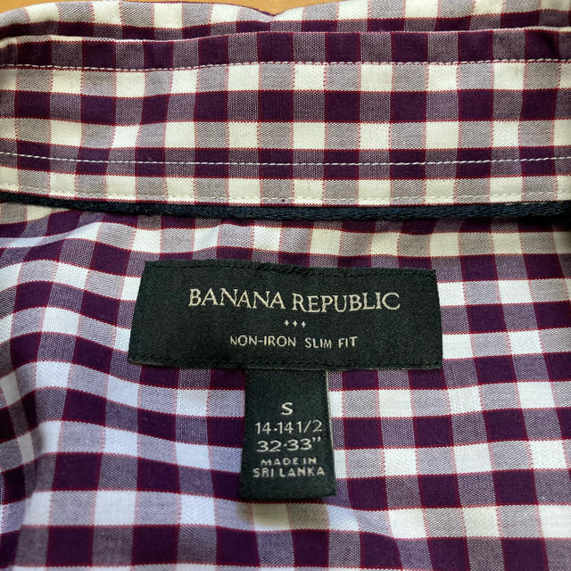 Banana Republic(バナナリパブリック)の【美品】バナナリパブリック　チェックシャツ メンズのトップス(シャツ)の商品写真