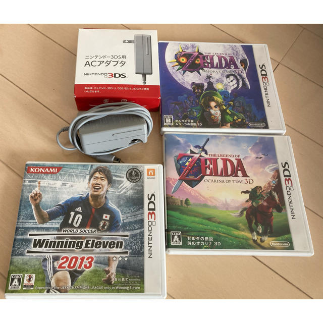 任天堂(ニンテンドウ)のニンテンドー　3DS LL ソフト3本セット エンタメ/ホビーのゲームソフト/ゲーム機本体(携帯用ゲーム機本体)の商品写真