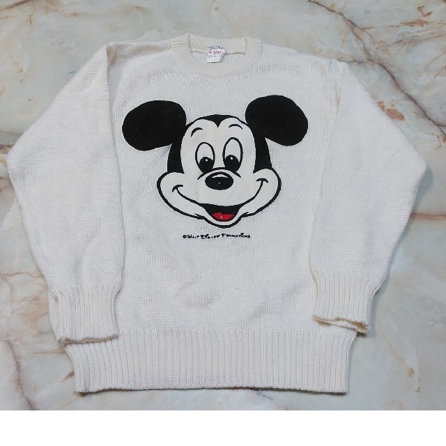 ミッキーマウス(ミッキーマウス)のセーター　サイズ140 キッズ/ベビー/マタニティのキッズ服女の子用(90cm~)(ニット)の商品写真