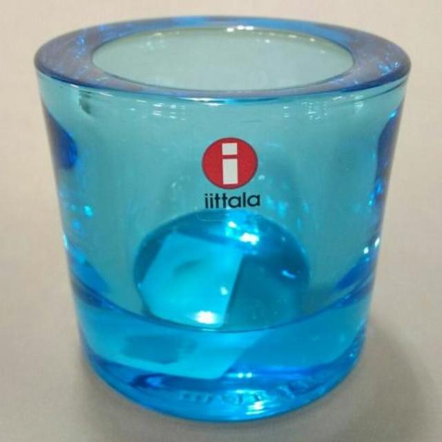 iittala(イッタラ)のイッタラ 小物新品同様  - ブルー ガラス レディースのファッション小物(その他)の商品写真