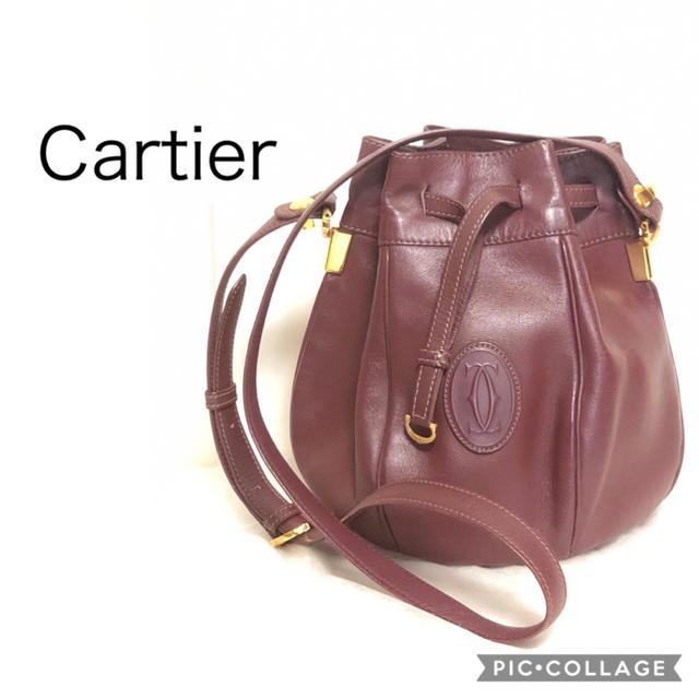 Cartier マストライン 巾着型バッグ | wholesomenutcompany.com