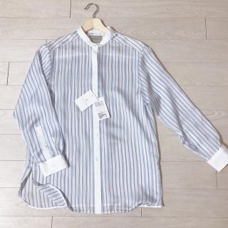 ユナイテッドアローズ(UNITED ARROWS)の新品 UBCB P ストライプ プリントシャツ(シャツ/ブラウス(長袖/七分))