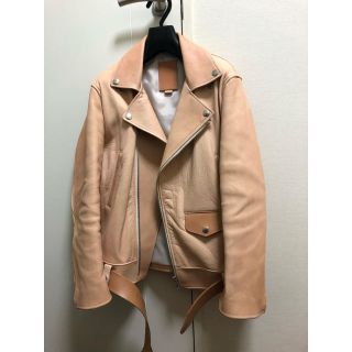 HenderScheme レザーポンチョ ジャケット