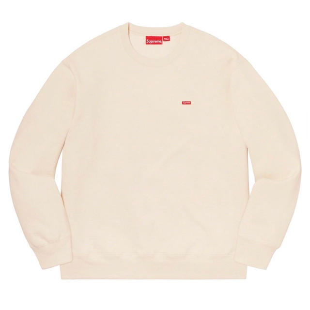 Box Supreme Small 純正公式 Small 1年保証付き Box Crewneck natural