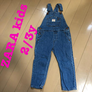 ザラキッズ(ZARA KIDS)のZARA baby オーバーオール　デニム生地(パンツ/スパッツ)