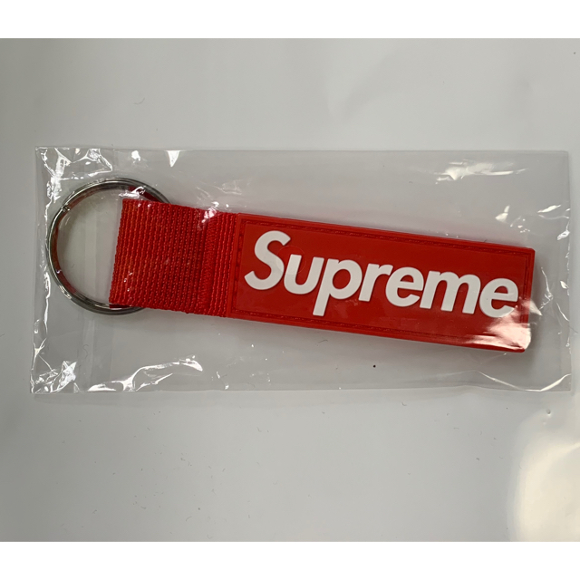 Supreme(シュプリーム)のSupreme Webbing Keychain 赤 メンズのファッション小物(キーホルダー)の商品写真